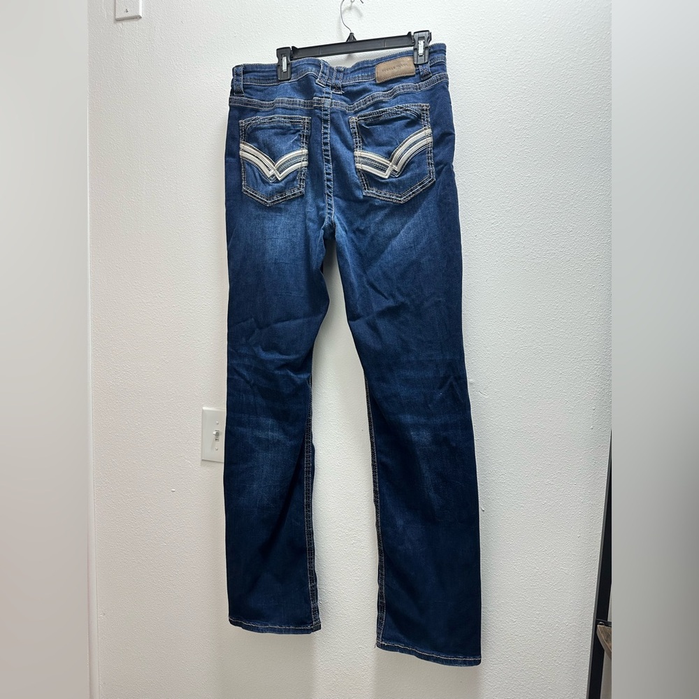 Men’s buckle black jeans
